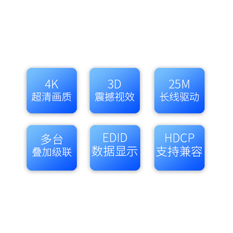 1進(jìn)16出4k高清HDMI分配器