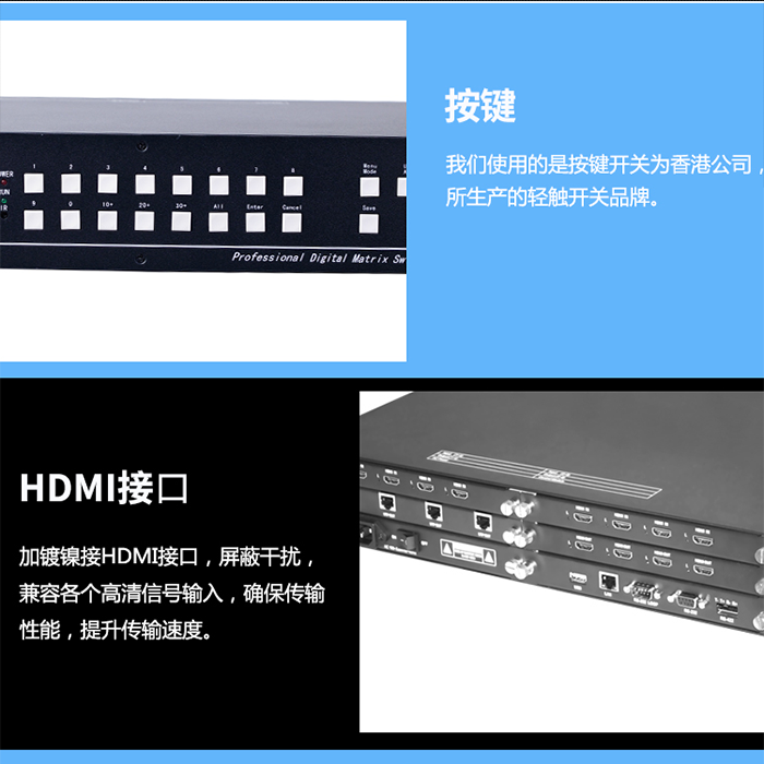 高清矩陣HDMI8-8